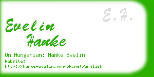 evelin hanke business card